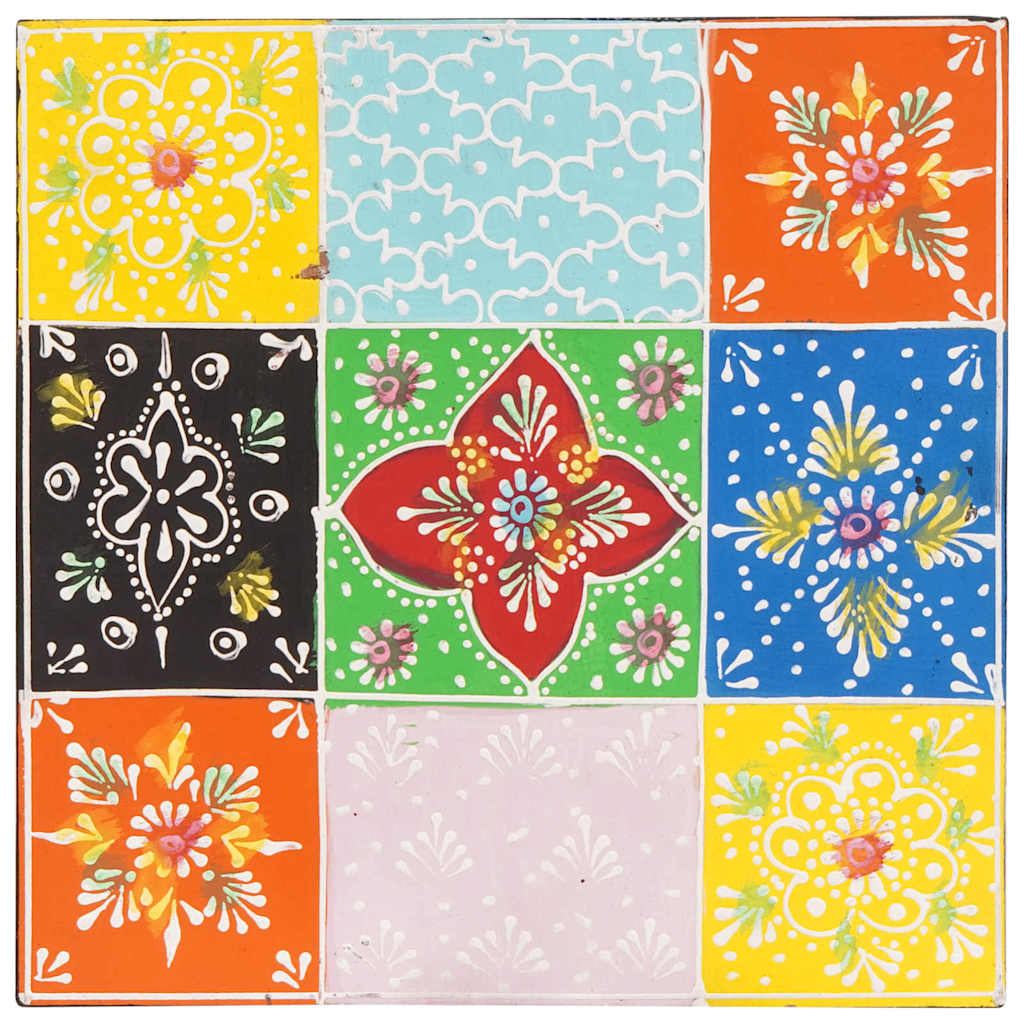 Nesting Table Brown 50 x 50 x 50 cm Solid Mango wood